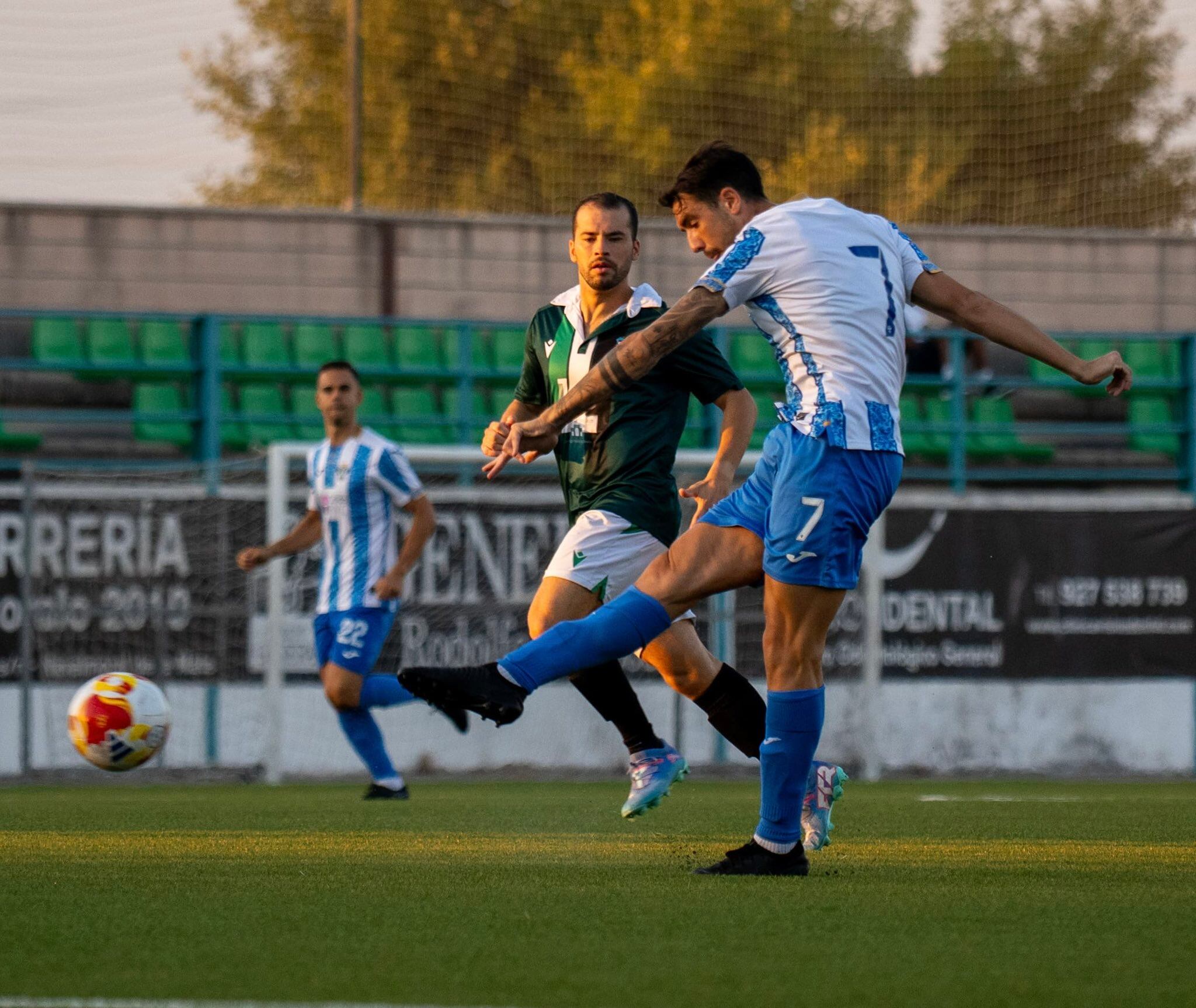 Gonzalo Di Renzo, durante el partido ante el Moralo CP