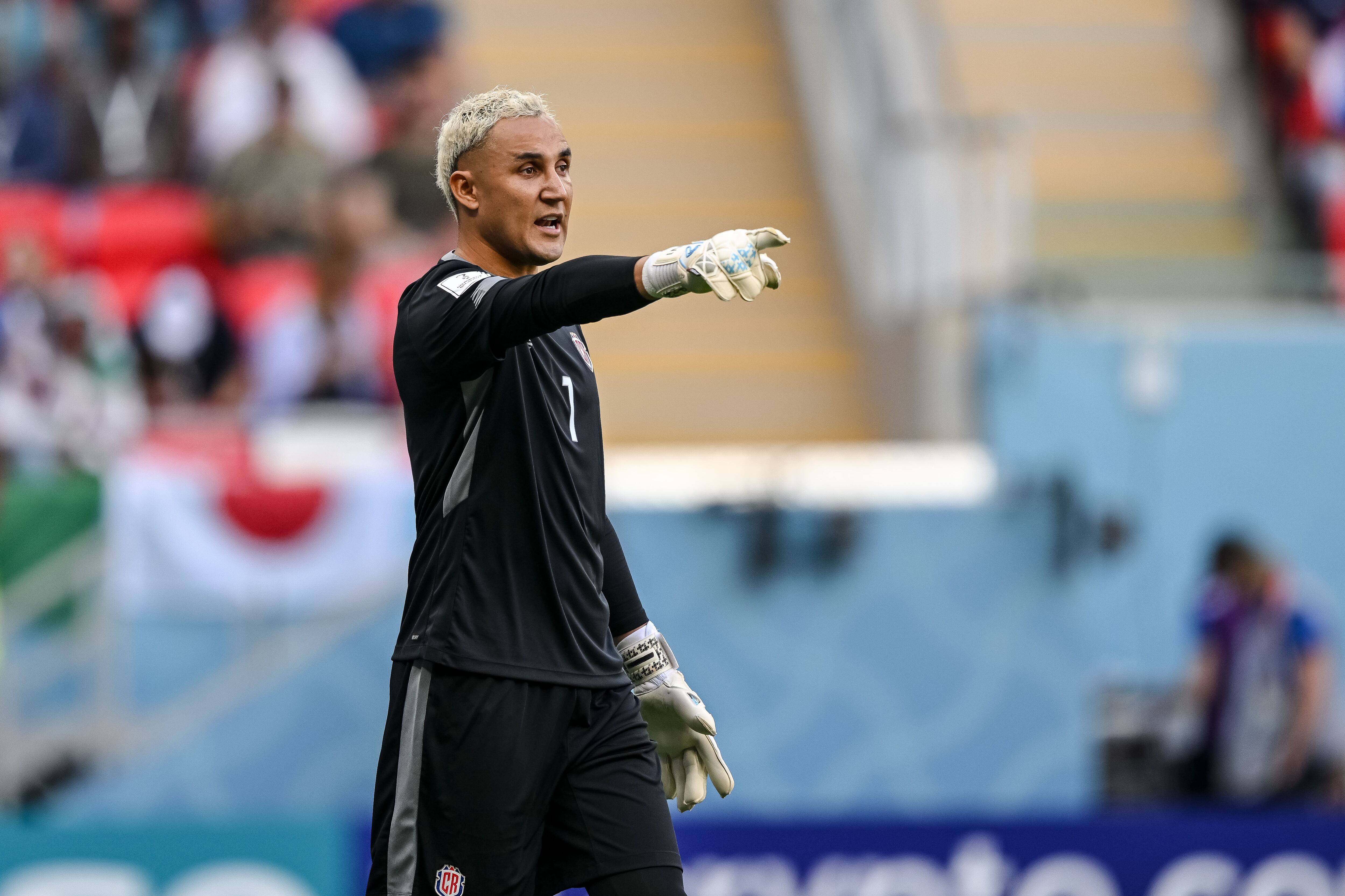 Keylor Navas, durante el Japón 0-1 Costa Rica.