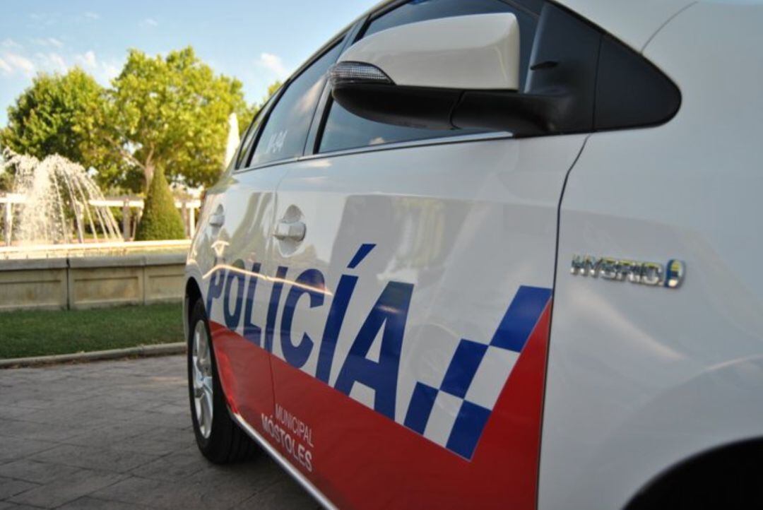 Vehículo de la Policía Municipal de Móstoles