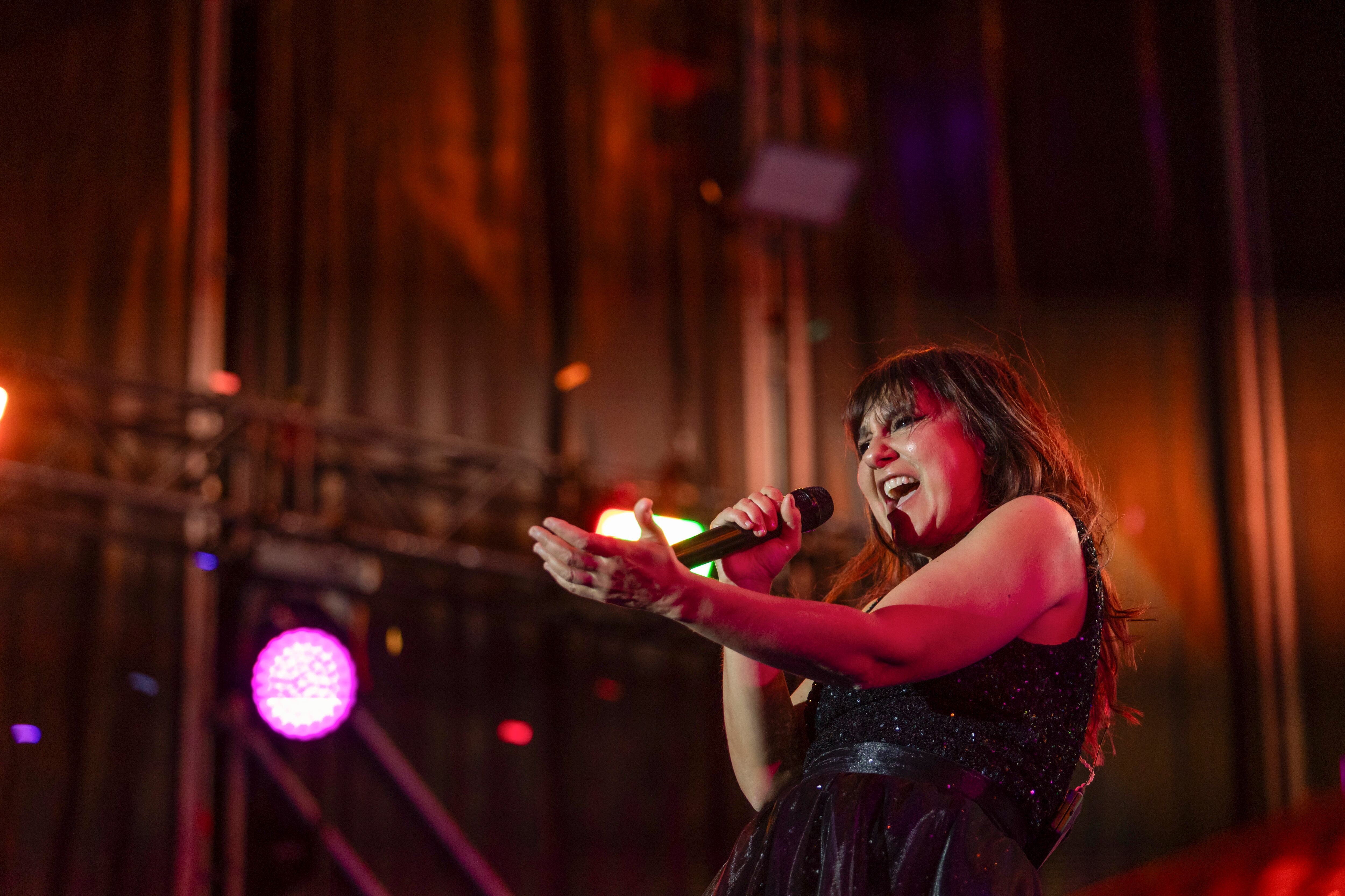 TOLEDO, 11/10/2025.- Concierto del grupo Amaral hoy sábado en Toledo. EFE/Ángeles Visdómine
