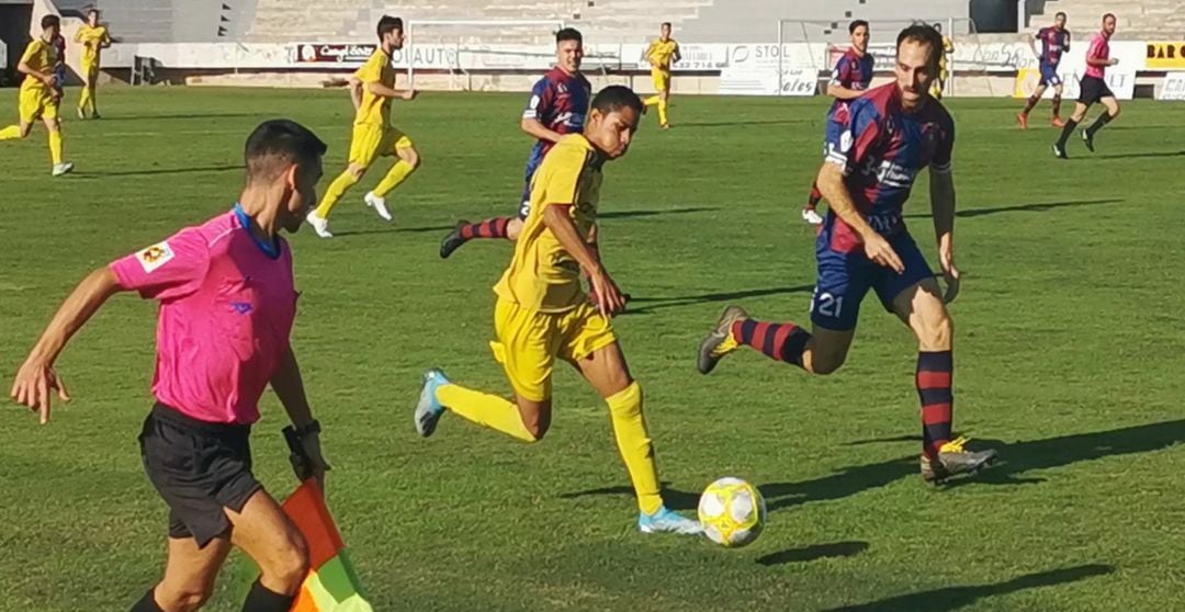 Imagel del partido jugado en sa Pobla