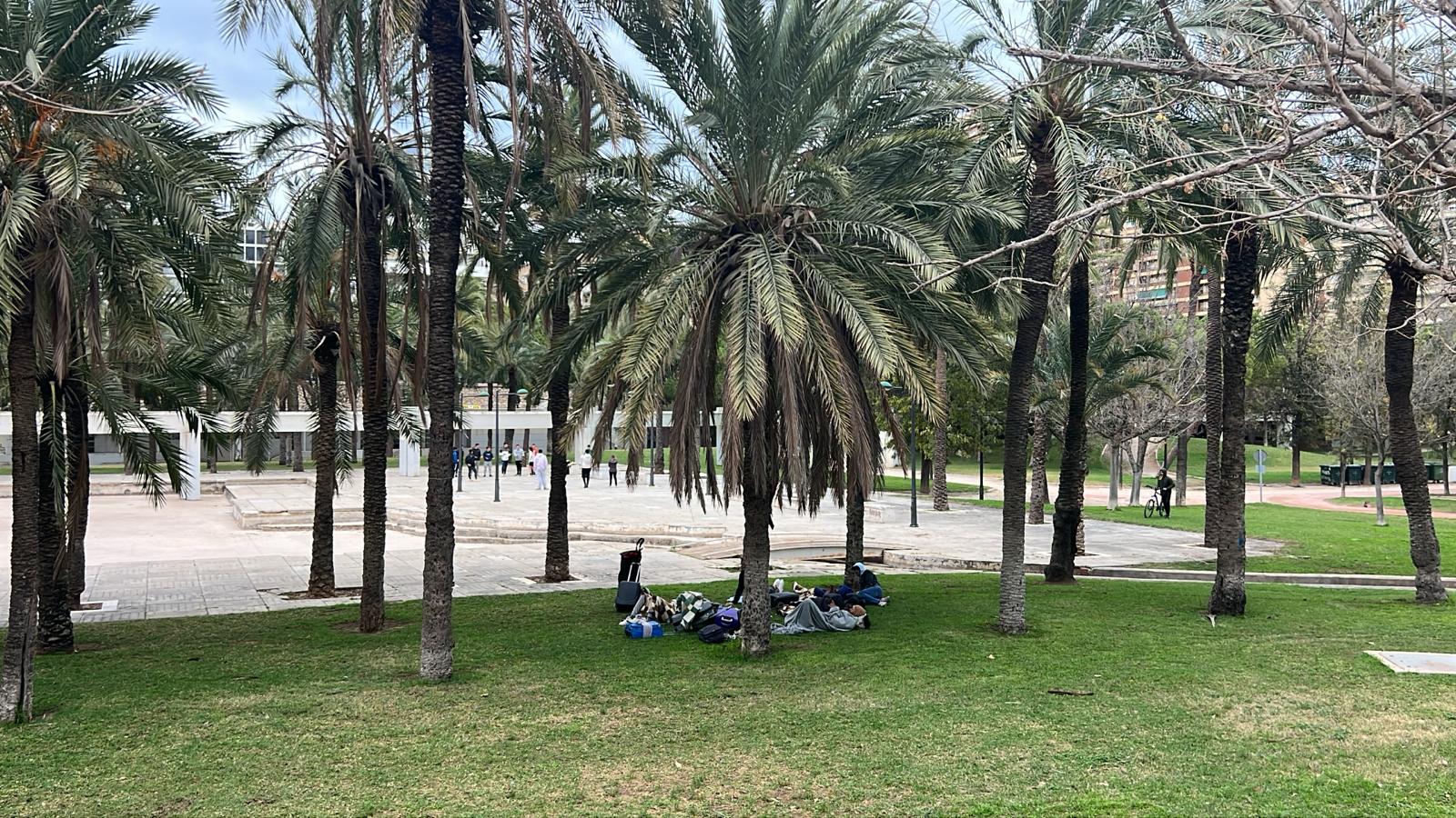 Operación policial en la Casa del Agua del Jardín del Turia de València