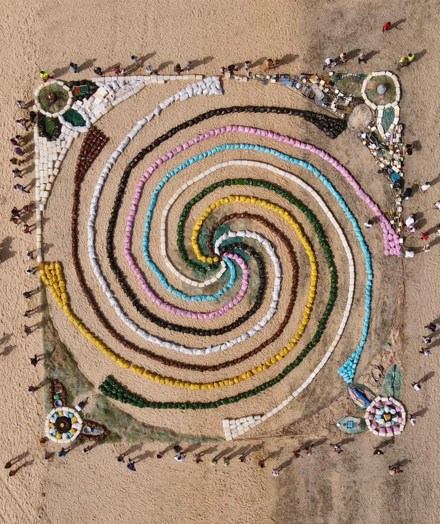 Arte efímero a gran escala Quirze Codina, que ya figura en el World Book of Records