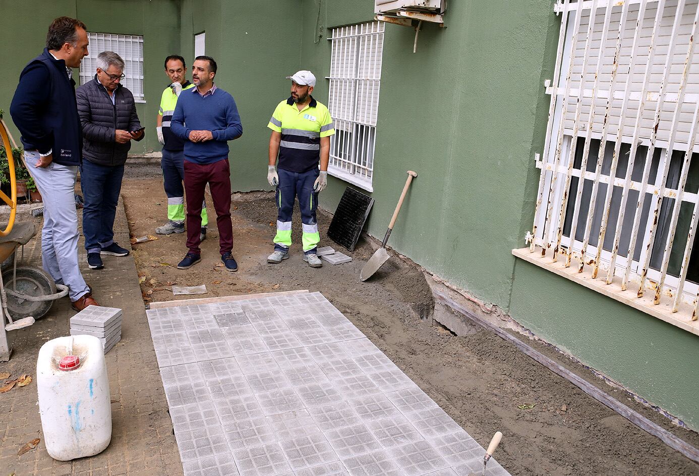 Visita de José Antonio Díaz al entorno del Kiko Narvá