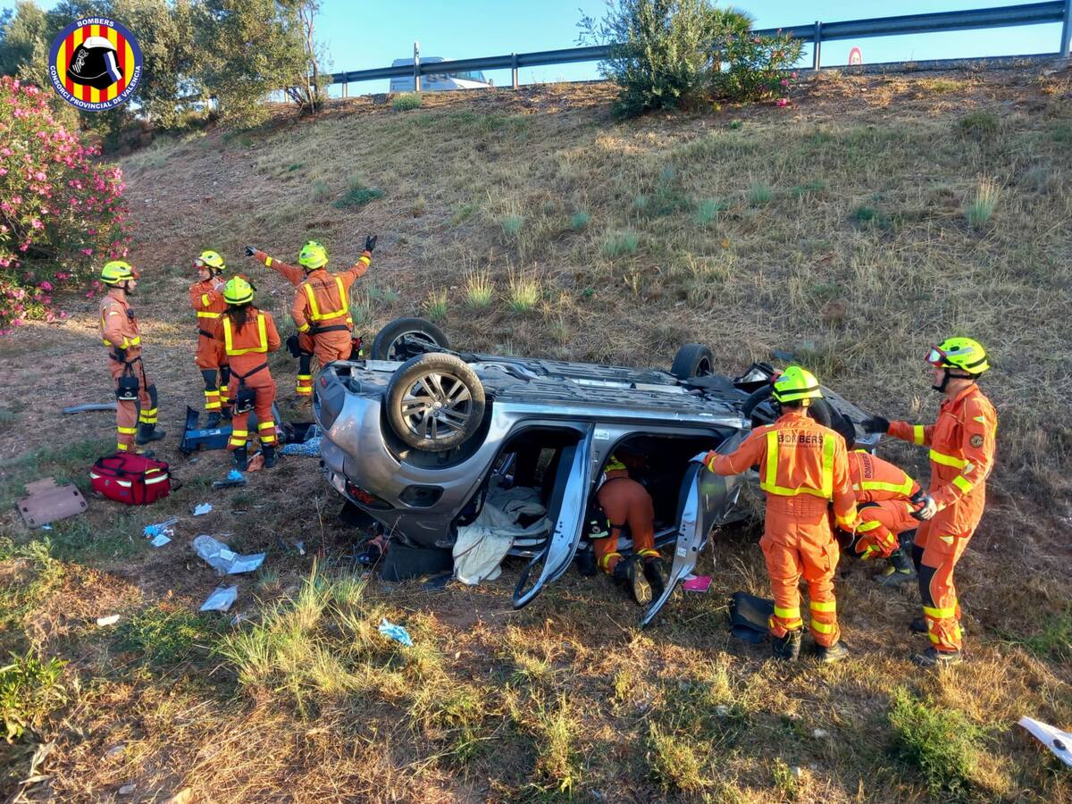 Ocho heridos en dos accidentes de tráfico en Barxeta y Rotglà i Corberà