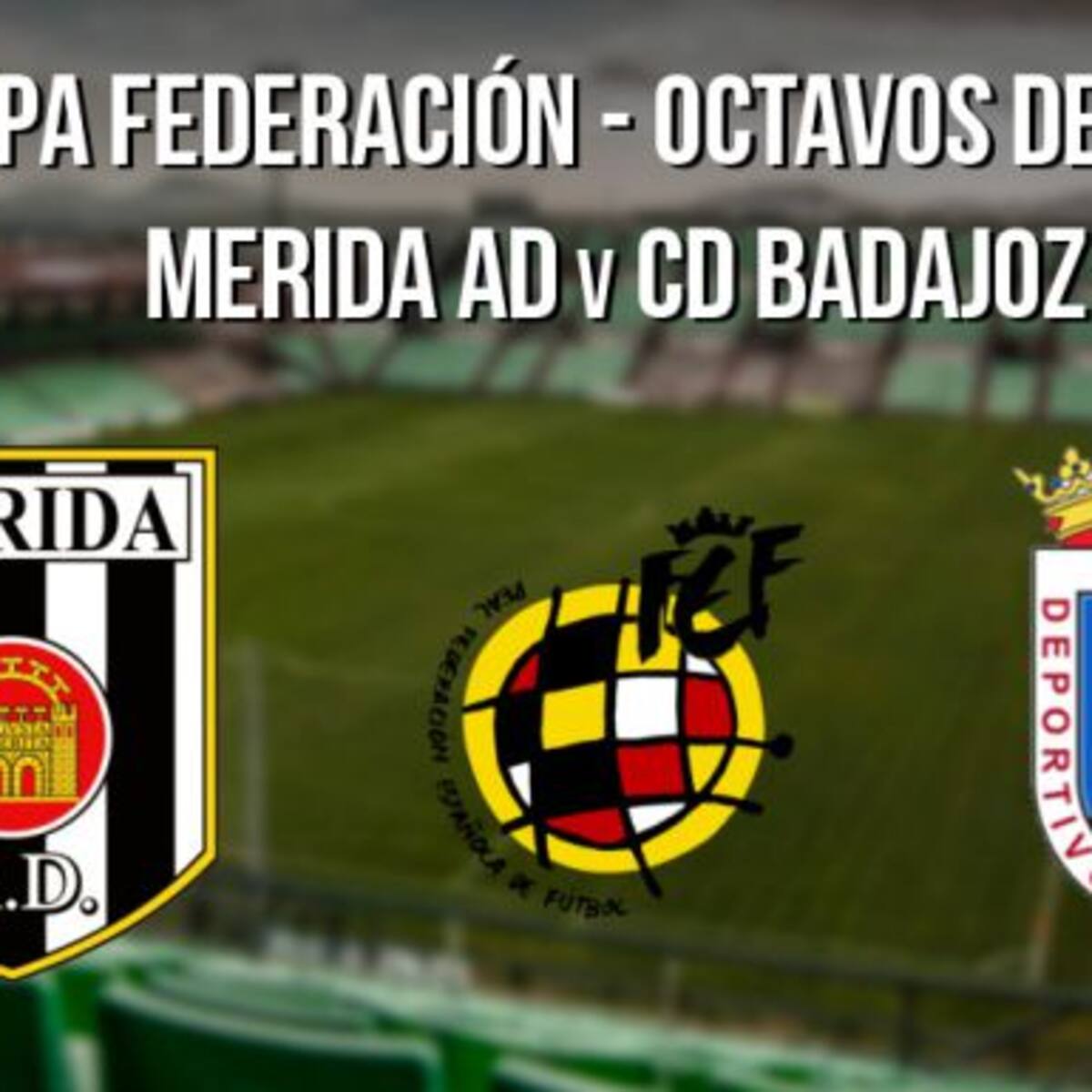 Mérida - Badajoz, el 6 de enero a las 20:00 h.