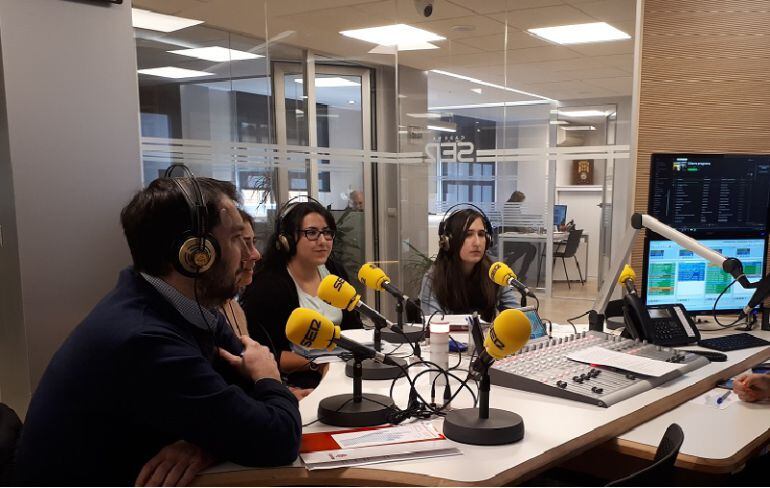 Roberto Casado, Pilar García, Celia Mínguez y Cristina Pérez