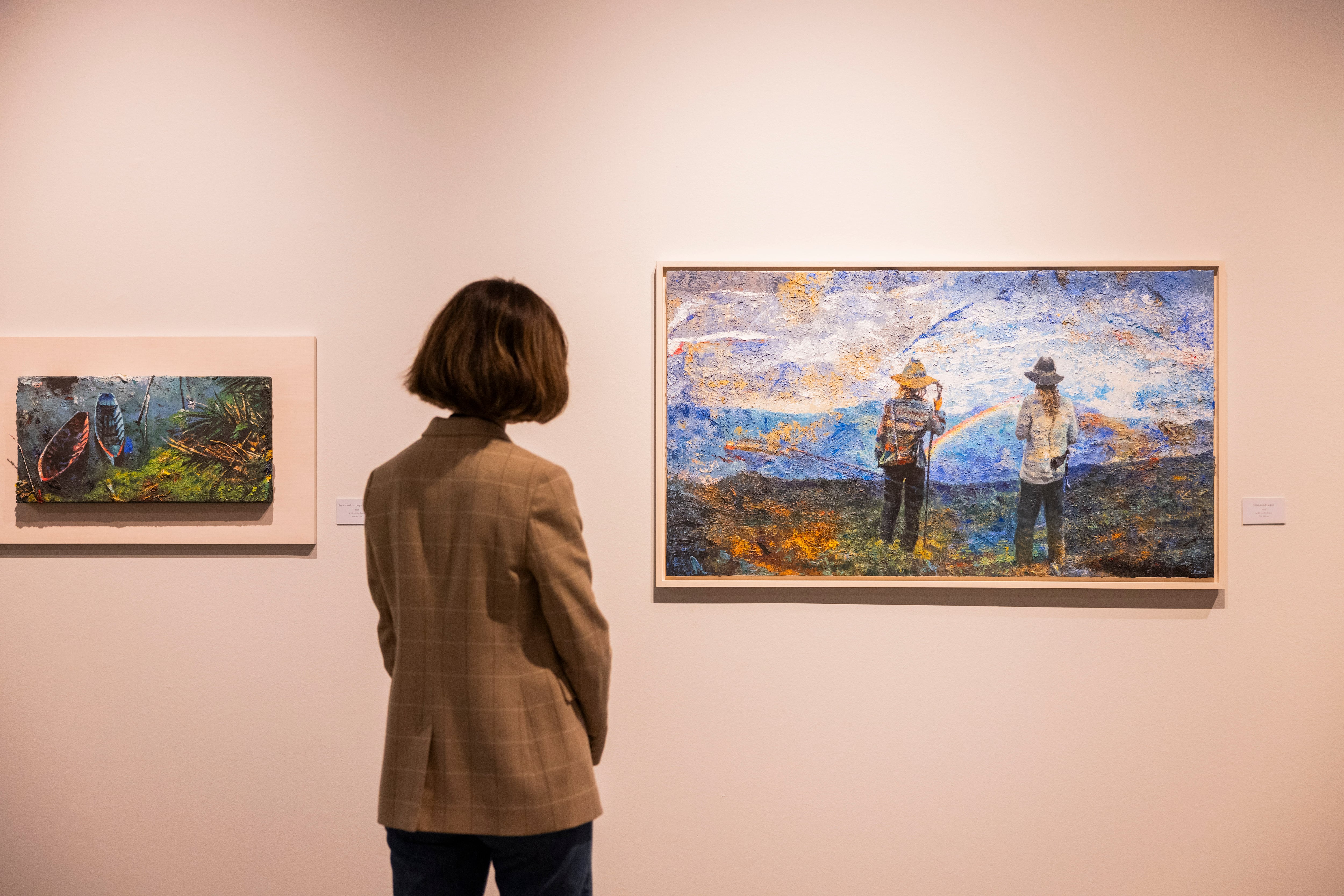 Exposición Luz increada de Isabel Guerra en el Museo Goya de Fundación Ibercaja.