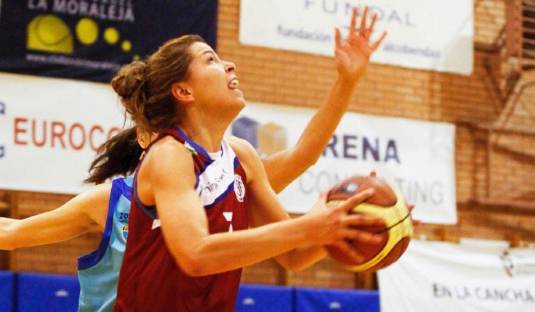 Imagen de una de las jugadoras del Baloncesto Alcobendas