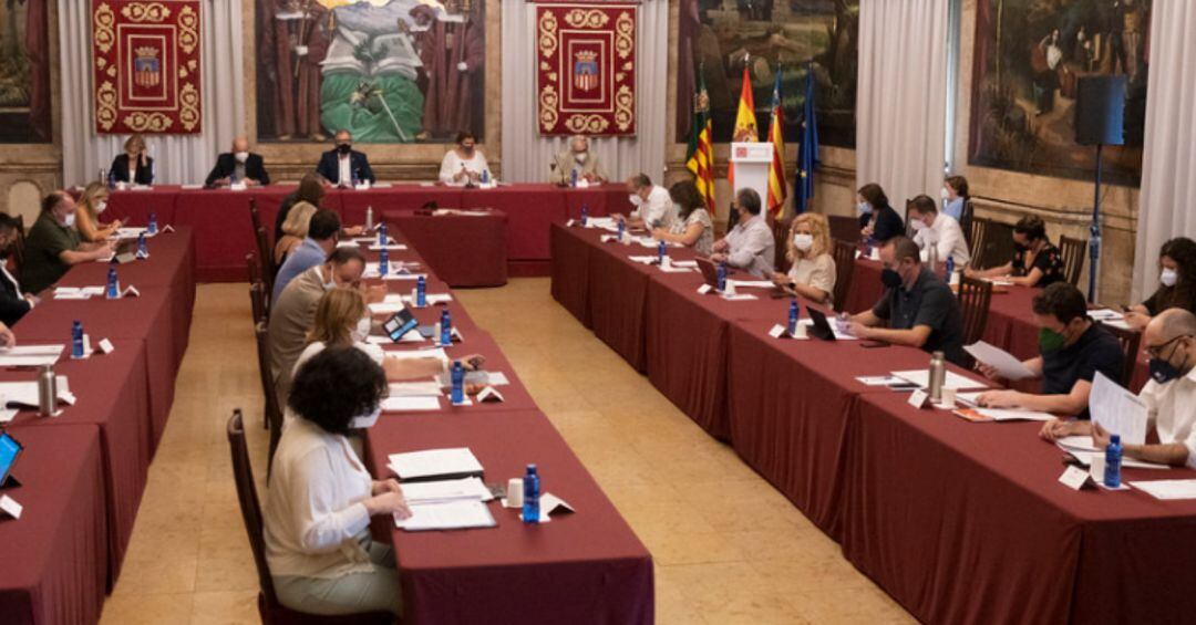 Imagen del pleno de la Diputación de Castellón.
