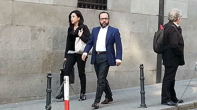 El responsable de la red en Valencia, Álvaro Pérez, &#039;El Bigotes&#039;, a su llegada a la Audiencia Nacional este jueves