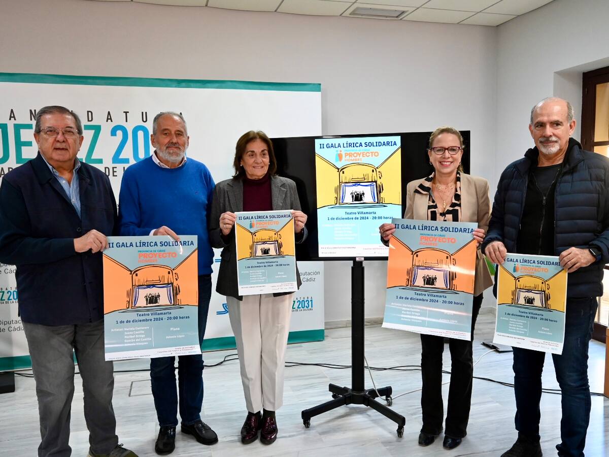 El Teatro Villamarta acogerá el próximo 1 de diciembre la II Gala Solidaria ‘Proyecto Hombre’