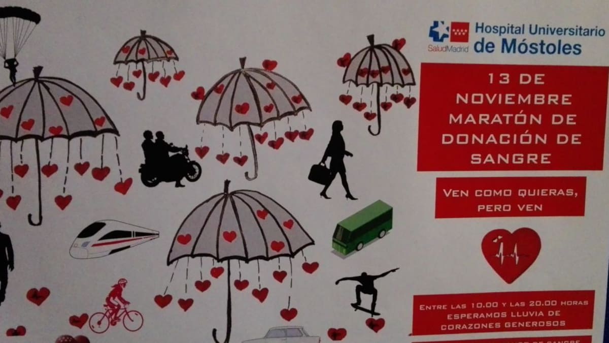 Maratón de donación de sangre