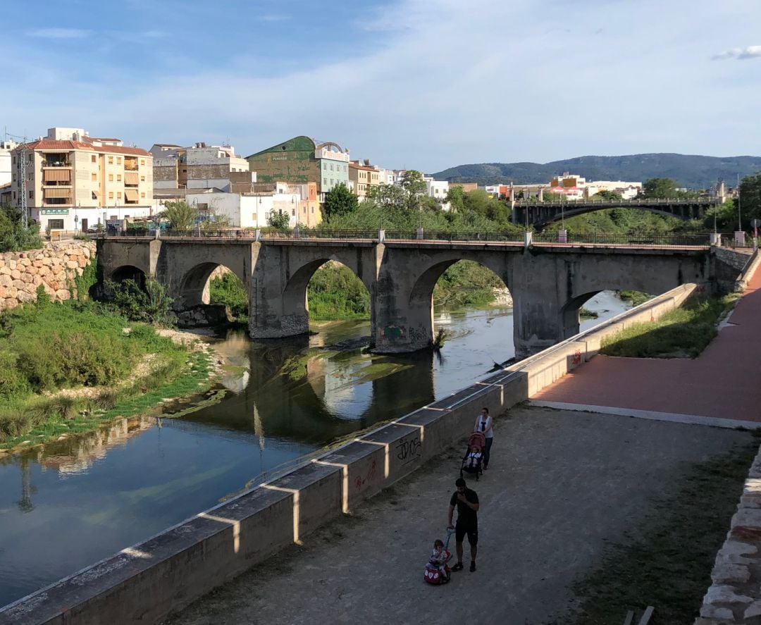 Paseo fluvial del Serpis en la ciudad de Gandia 
