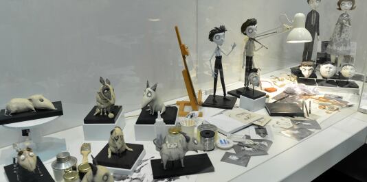 Algunas de las marionetas que se pueden ver en la exposición del Conde Duque