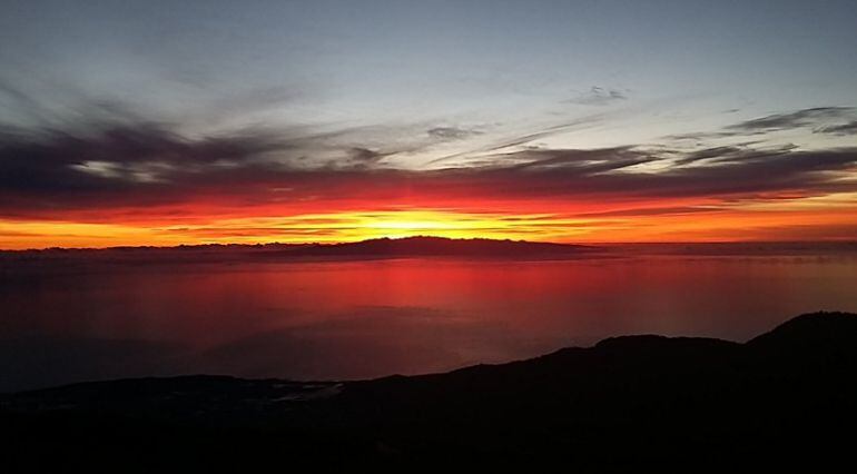 Amanecer en Tenerife, 1 de diciembre de 2016
