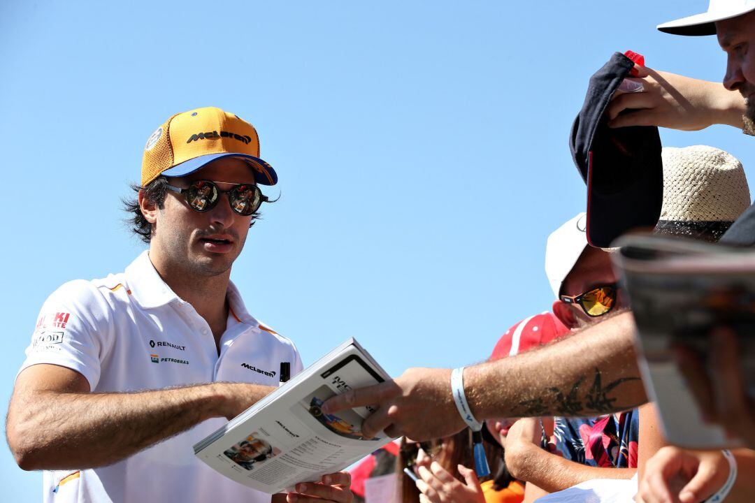 Carlos Sainz, durante el Gran Premio de Austria de Fórmula 1