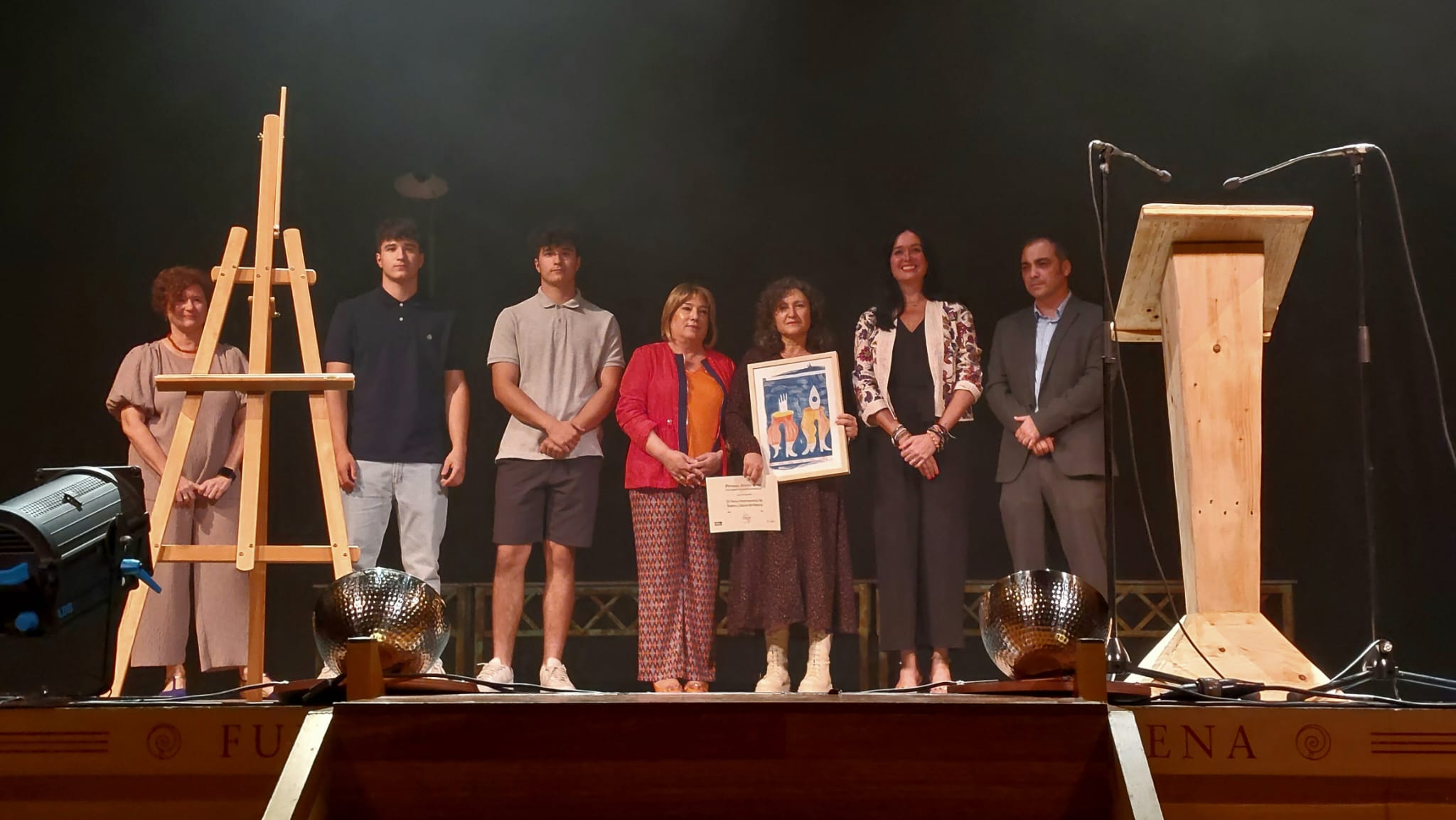 Pilar Más recibía el Premio Javier Brun de la Feria de Teatro