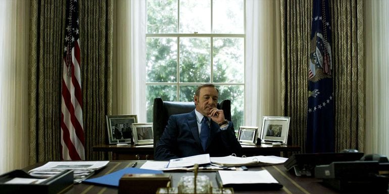 Imagen de Frank Underwood (Kevin Spacey) en &#039;House of cards&#039;