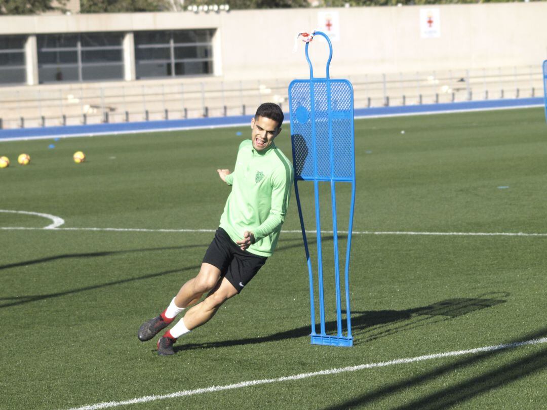 Fran Rodríguez ya entrena con normalidad.