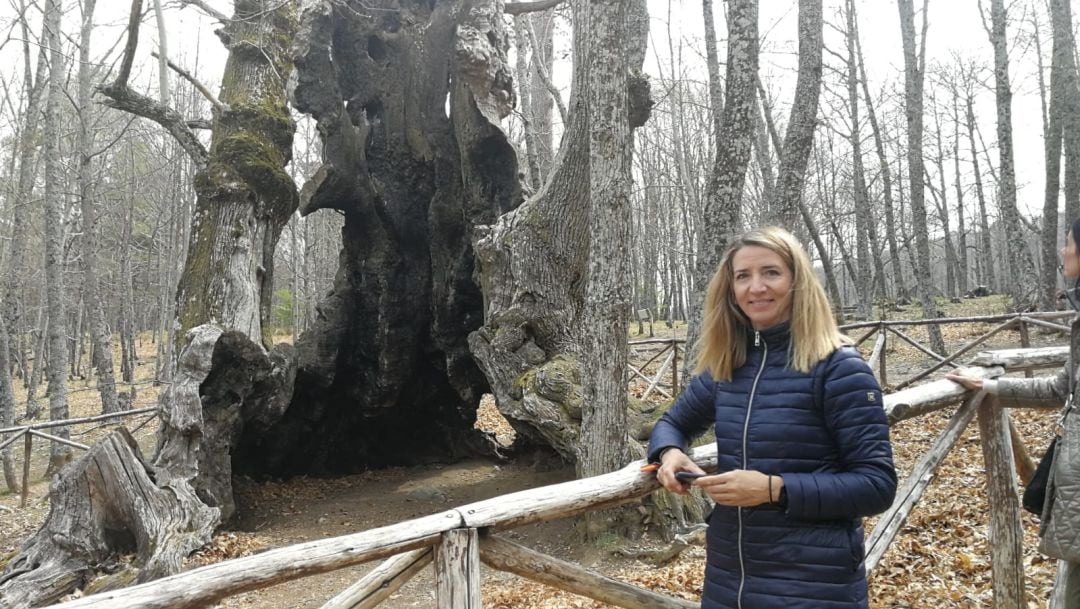 Alicia García habló de medio ambiente y turirsmo en El Castañar de El Tiemblo