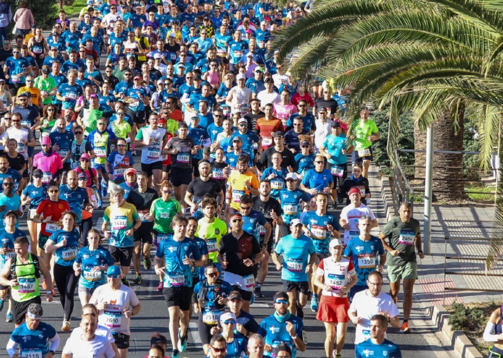 Imagen de archivo de la Media Maratón Internacional & 10K Aguas de Alicante del año 2024. Foto: Ayuntamiento de Alicante