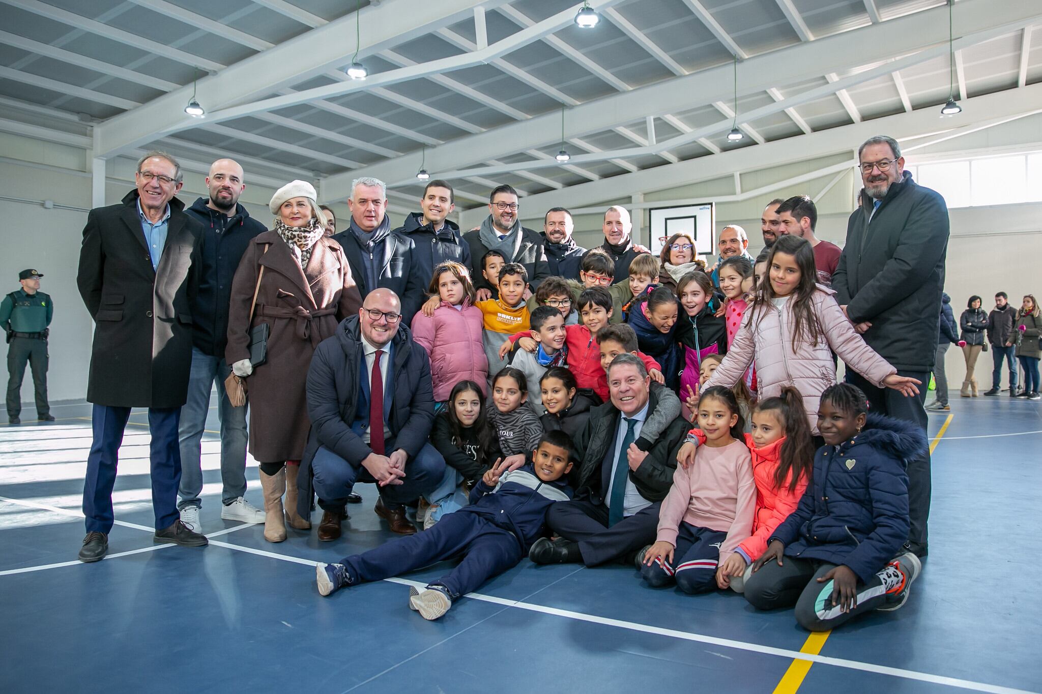 En el nuevo Gimnasio del colegio Virgen de la Granja de Yunquera de Henares