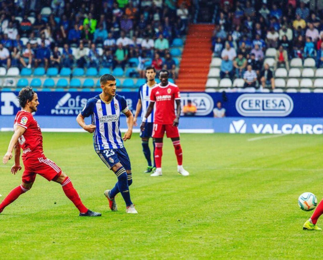 El centrocampista berciano Saúl Crespo ha analizado el momento del equipo