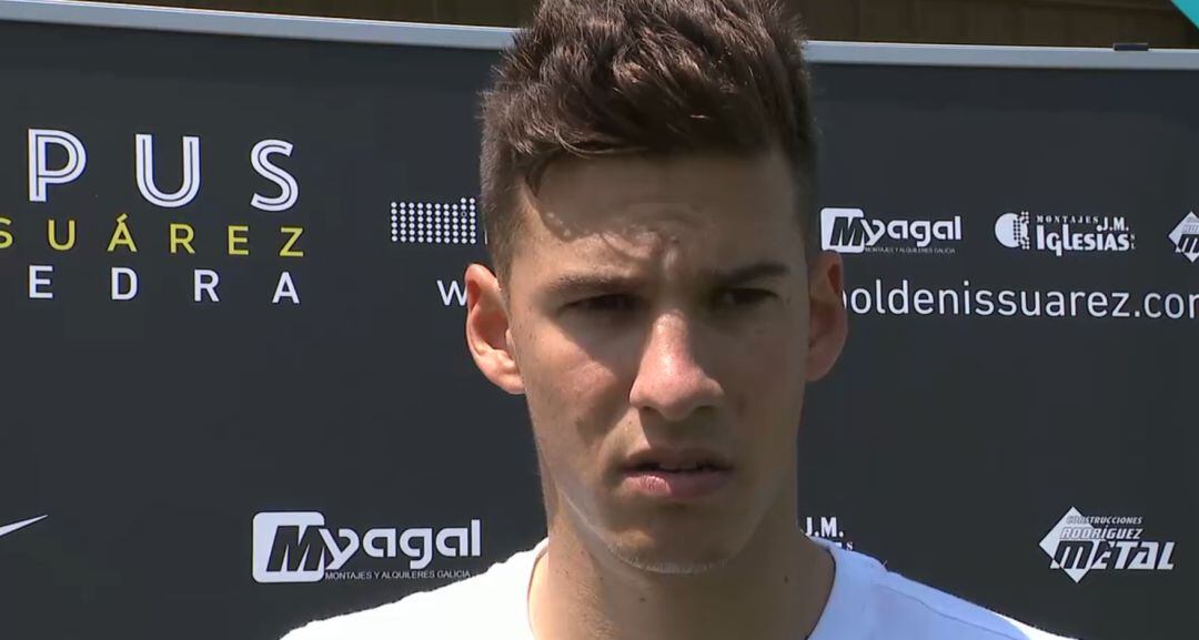 Santi Mina en el Campus Denis Suárez