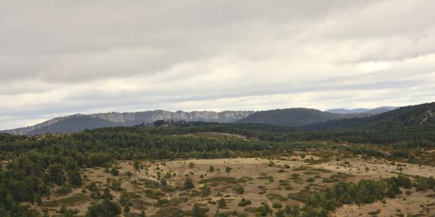 Vistas del paisaje desde Muela Pinilla, en Masegosa.