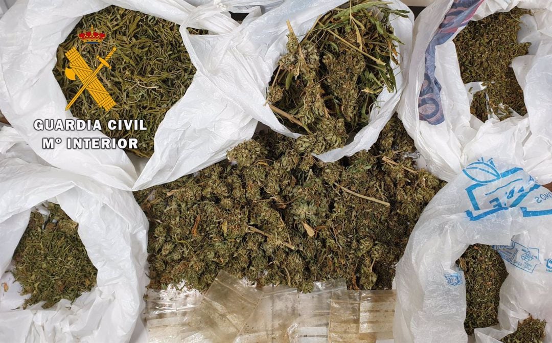 Más de medio kilo de marihuana se ha incautado la Guardia Civil en Orcera