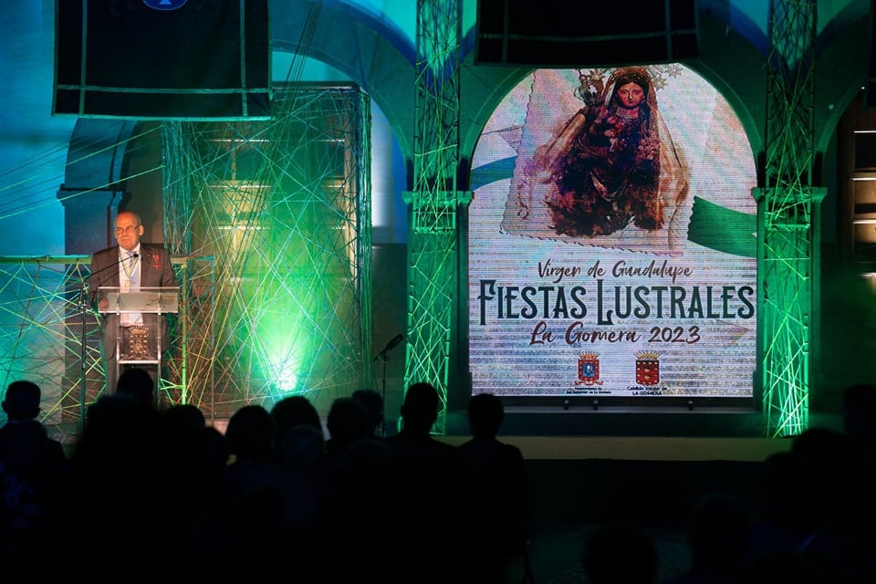 Luis Herrera Mesa, pregonero de las Fiestas Lustrales de San Sebastián de La Gomera