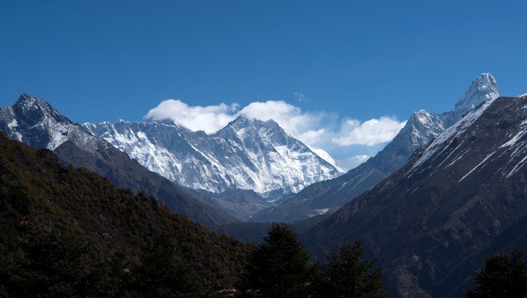 El Everest es visible ahora desde Katmandú.
