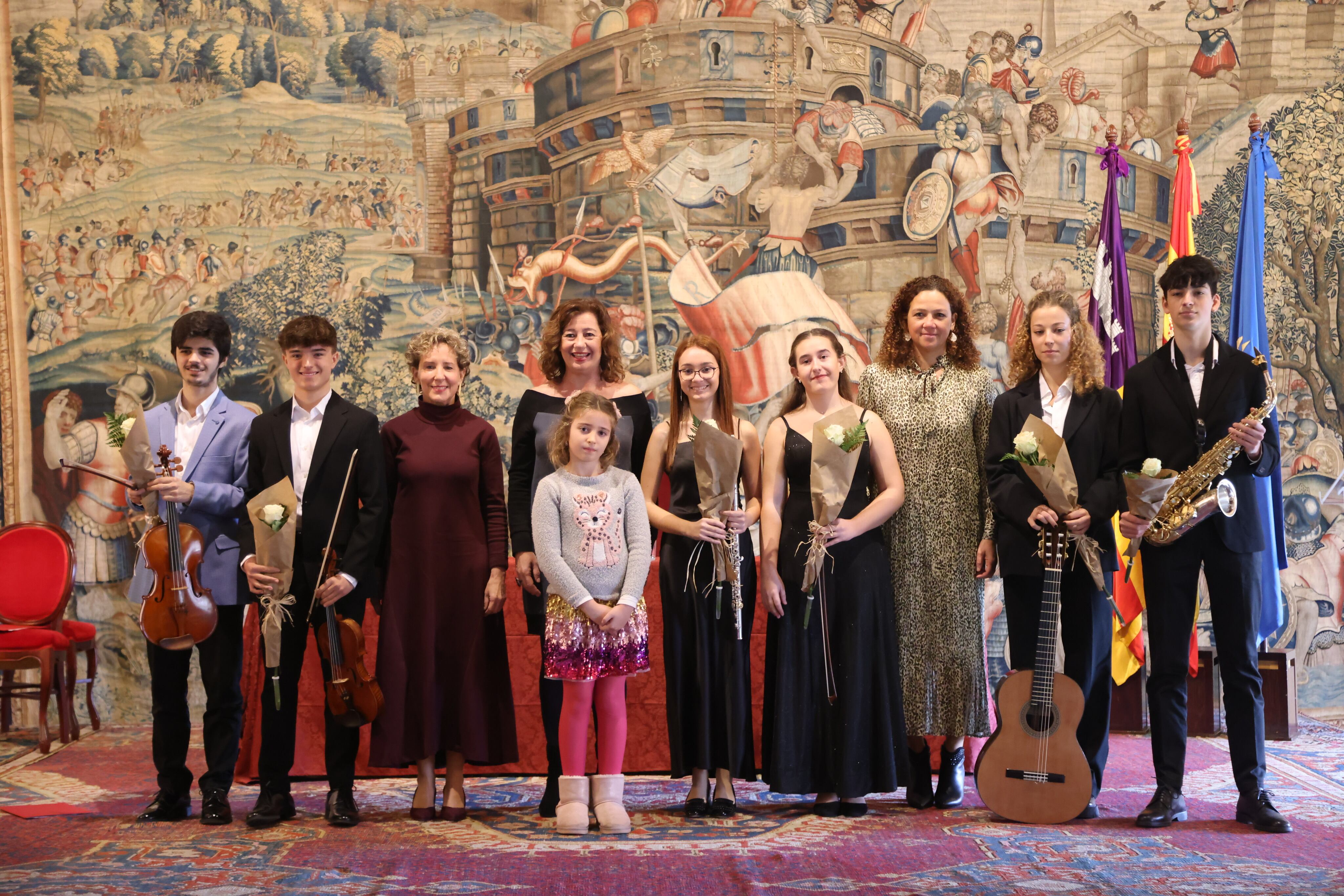 Acto de conmemoración de la Constitución en el palacio de La Almudaina