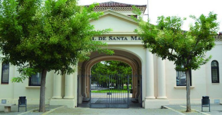 Entrada de l&#039;hospital Santa Maria, centre de referència en salut mental a la demarcació de Lleida. 