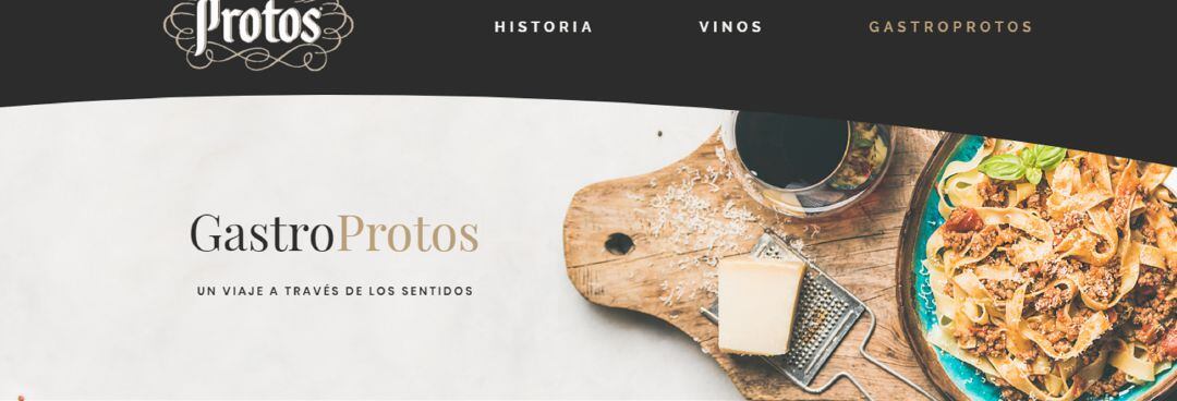 Página web de GastroProtos