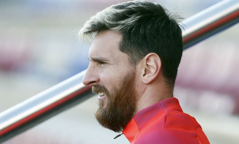 Leo Messi, ha sido baja de última hora en el Barcelona