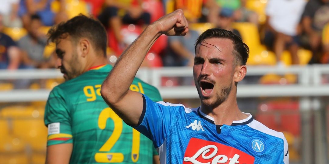 Fabián Ruiz, durante un encuentro con el Nápoles italiano