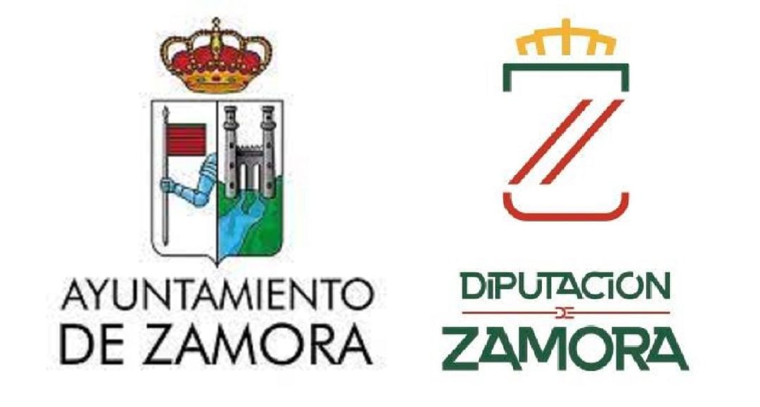 Logotipos del Ayuntamiento de Zamora y la Diputación Provincial