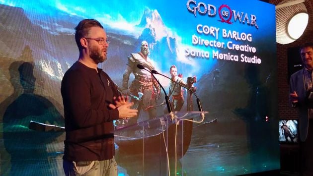 Cory Barlog durante la presentación del juego en Madrid