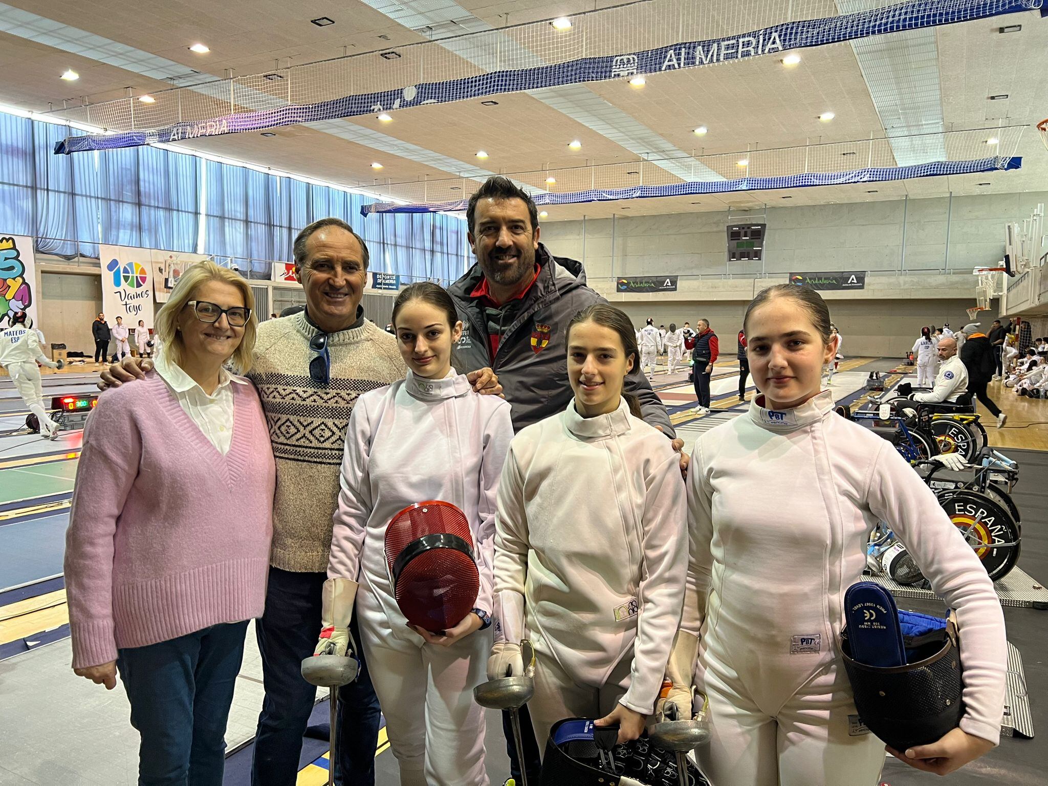 Almería acoge la Concentración de Rendimiento de España de la Real Federación Española de Esgrima (RFEE).