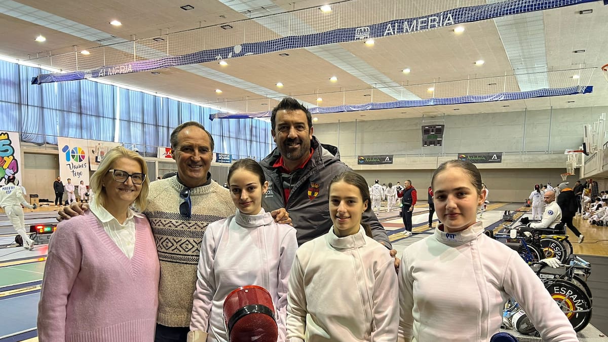 Tres deportistas del Club Sé Esgrima de Almería, seleccionadas para la Concentración de Alto Rendimiento