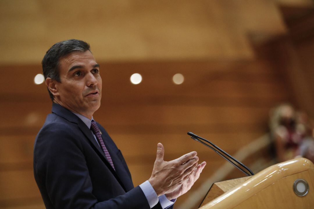 El presidente del Gobierno, Pedro Sánchez