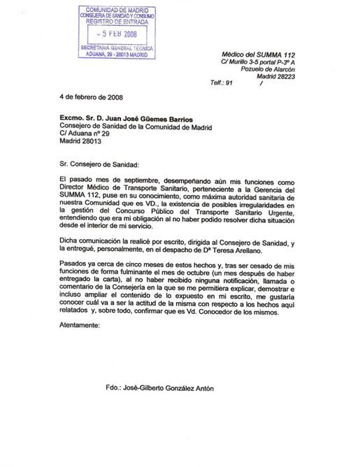 Un directivo de Sanidad cesado tras denunciar irregularidades en el traslado de enfermos