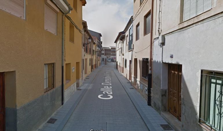 Calle Derecha al Coso en el casco histórico de la villa