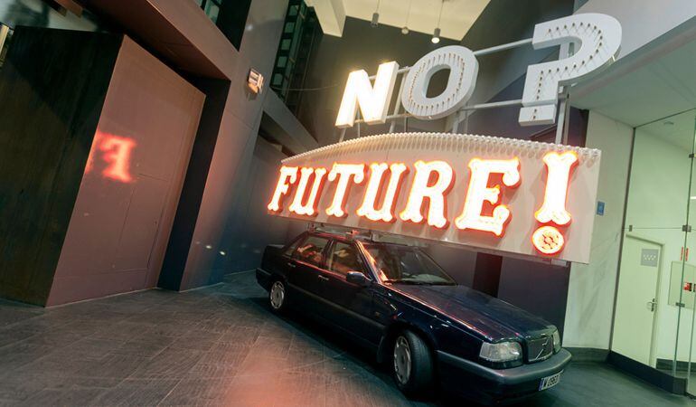 Instal·lació &#039;No future&#039;, de Jordi Colomer,  de l&#039;exposició dedicada a la influència del Punk que acollirà el Macba 