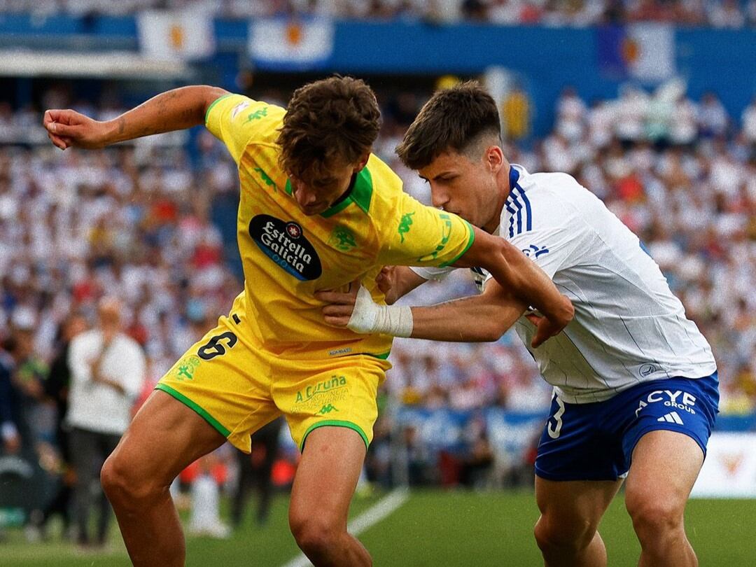 Un momento del Zaragoza 1 - Deportivo 0