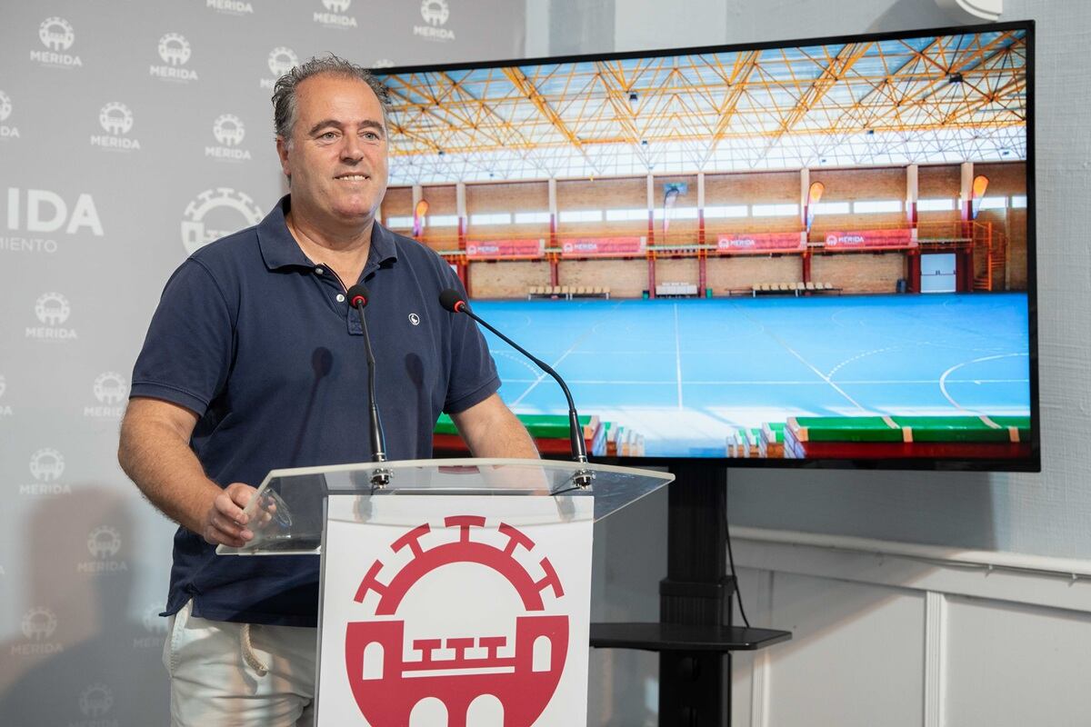 Toni Marín, delegado de deportes del Ayuntamiento de Mérida