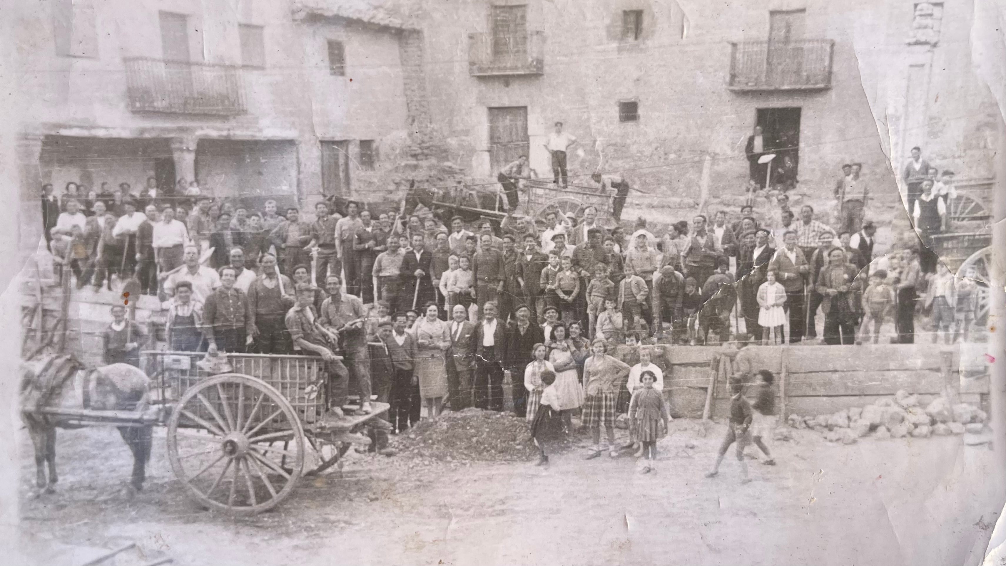 Plaza General Sanz Pastor en 1960