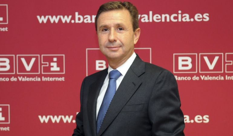 Foto de archivo de Aurelio Izquierdo tras su nombramiento en octubre de 2011 como consejero delegado del Banco de Valencia.